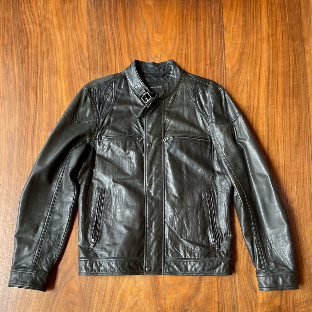 Banana Republic Black Moto Jacket